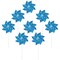 In the Breeze 2710 Teal Mylar Pinwheels - Sparkly Teal Spinners - Great Party Favor or Decoration - 8 Piece Bags